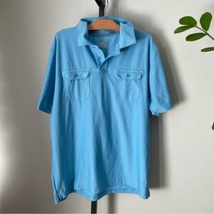 Under Armour Golf Polo Shirt Short Sleeve Blue Mens Size XL
